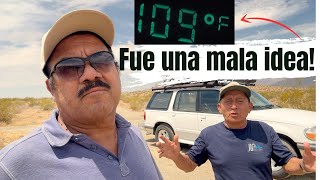 Llevé a mi amigo a acampar por primera vez al DESIERTO y no esperaba que esto sucediera