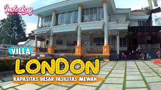 Villa London Cisarua Villa Mewah di Puncak Bogor ada Kolam renang Fasilitas lengkap