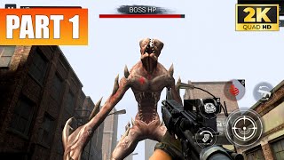 D-Day 2 - Scenario Mode [ Chapter 1 Level 1-6 + Boss Fight ] - Android Gameplay Part 1 | 2K 60FPS |