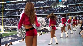 Dallas Cowboys Cheerleaders America's Sweethearts Dance in Front of Fans