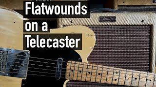 3 Minute Demo: Flatwounds on a Telecaster | Experimenting with Country Picking