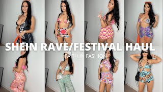 SHEIN HUGE RAVE / FESTIVAL CLOTHING AND ACCESSORIES HAUL + DISCOUNT CODE {FAITHINFASHION} AD