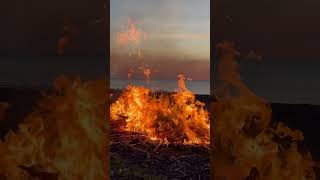 #bonfire @ the beach #sunset what a #beautiful #evening #philippines #2024 #travel #vacation