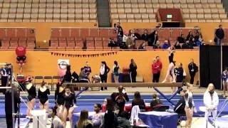 Devyn's Beam Age 11 SF Classic 2017 (front tuck 2/1 dismount, back handspring Layout step out)