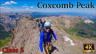 Coxcomb Peak & Red Cliff | Class 5 Climb to The Sidewalk in The Sky | San Juans 13ers, Ouray CO