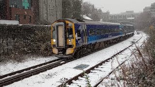 Snow in Aberdeen!!! Snowy trains at Union Terrace Gardens on 18/11/2024 and 19/11/2024.