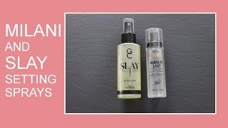 Milani Make It Last and Slay All Day Setting Sprays | Review