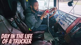 Day in the life | OTR trucker | Prayer routine | Daily meals | Peterbilt 379 | 18-speed | VA to CT