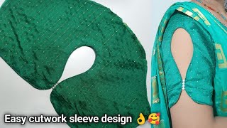 New cut work sleeve design cutting and stitching || sleeve design 2024