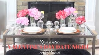 DESIGN | ROMANTIC VALENTINE'S DAY DAY DATE AT HOME