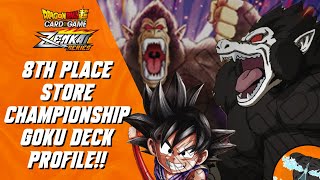 Vlad's 8th Place Store Championship Reboot Yellow Starter Goku Deck Profile! | DBSCCG