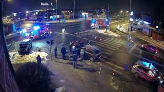 Wypadek Ruda1 2019-02-09 g. 04:52