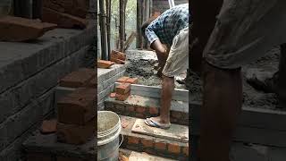 staircase step construction #staircase #brickwork #step #shorts #subscribe #construction #viral