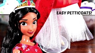 How to Make an Easy No Sew Doll Petticoat 2