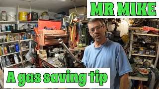 A gas saving tip