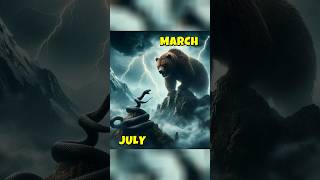 War Of Months 💥💪 #animals #battle #edit  #fight