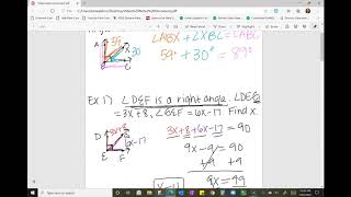 Geometry: Angle Basics (Angle Addition & Bisectors) Part 2