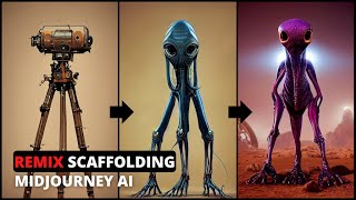 Advanced Character Design in Midjourney AI - [REMIX Scaffolding Tutorial]