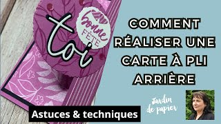 Carte avec pli arrière - Lot Amitié éternelle de Stampin' Up!