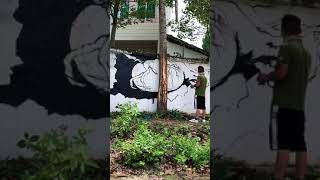 #wall #painting #artist #viral #video #shorts #like #share