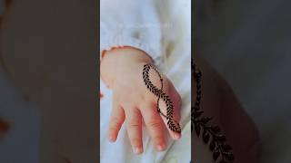 Cute Baby Hand Mehndi Design 😍#mehndi #shorts