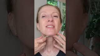 Gua Sha For Jawline And Double Chin #fab50s  #fabulousover50  #skincare #yogafacial #skincareroutine