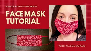 Face Mask Tutorial - Beginners Hand-Sewn No Sewing Machine - AmadorArts - Amador County Arts Council