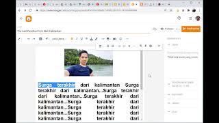 Membuat Postingan Di BLOG (Bagian 3)