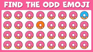 HOW SHARP ARE YOUR EYES #3 l Find The Odd Emoji l Emoji Puzzle | Easy to Hard Puzzles