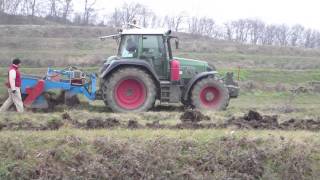 Fendt 714 Vario e sradicatore leva ceppi