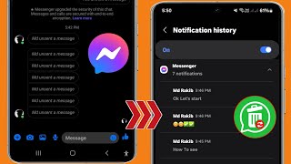 How To See Unsent Messages On Messenger 2024 | See Removed Messages on Messenger