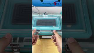 Lewest mini Three in one laminating machine, laminating, defoaming, air compression