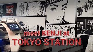 V31 🇺🇲TOKYO STATION | See ROBOT server KENJI serving SUSHI | Japanese restaurant