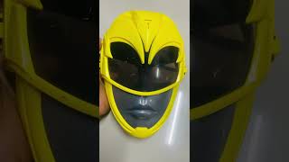 Yellow Ranger Mask Power Rangers FX 2016 Talking Toy Bandai TESTED - Works