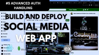 Build A Full Stack Social Media App  | #5 Advanced Handling of Authentication Using useContext Hook