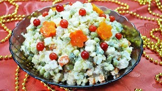 Салат "Столичный" - максимально похожий на "Оливье", но вкуснее!