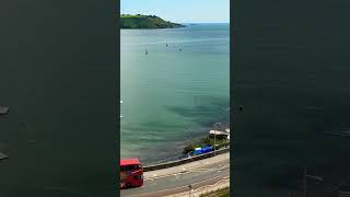 Plymouth Hoe seaside Aerial view from Smeaton’s Tower Lighthouse #shorts