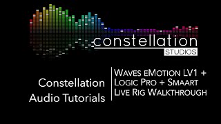 Waves LV1, Logic Pro, and Smaart Run-through