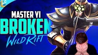 MASTER YI is BROKEN in LOL WILD RIFT!!