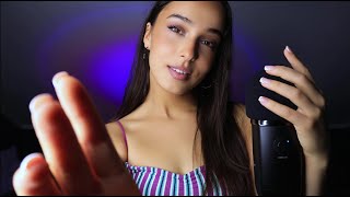 ASMR Whispering YOUR ♡ Favorite Trigger Words (ear to ear whispering with face touching)