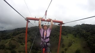 Cliff Hang Bungee Jump at Extremo Monteverde, Costa Rica