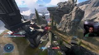 Halo Infinite Xbox Series S gameplay performance mode - BTB Slayer on Highpower , clutch wasp !