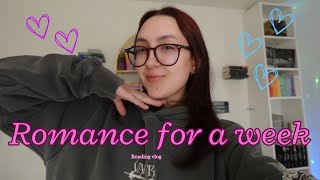 Reading Romance for a Week | Reading Vlog