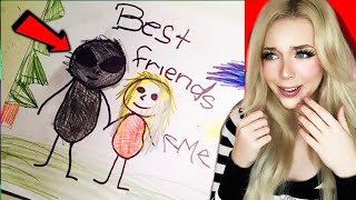 CREEPIEST CHILDRENS DRAWINGS WITH TERRIFYING BACKSTORIES...(*SCARY*)