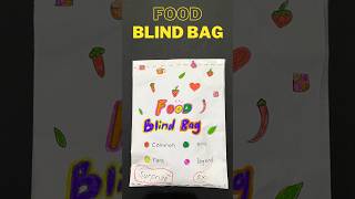 Blind Bag Food papercraft #shorts #blindbag  #papercraft #asmr