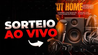 SORTEIO: KIT HOME STUDIO COMPLETO | AO VIVO