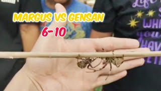 Margus Vs Gensan 6-10 Grabeng partida.