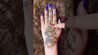 Beautiful back hand mehndi designs ||