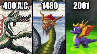 A evolução dos DRAGÕES na arte