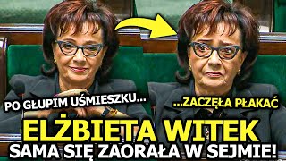 ELŻBIETA WITEK ZBŁAŹNIŁA SIĘ W SEJMIE! AŻ DOSZŁO DO SZARPANINY Z MARSZAŁEK!